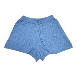 Saturday/Sunday Blue Knit Anthropologie M Sweater Shorts